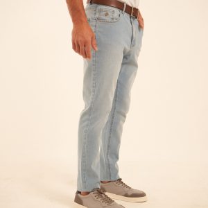 Jean semi slim claro