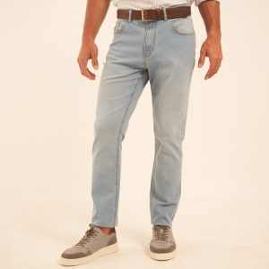 Jean semi slim claro