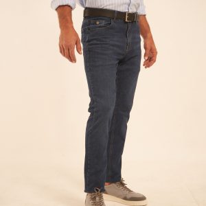 Jean semi slim oscuro