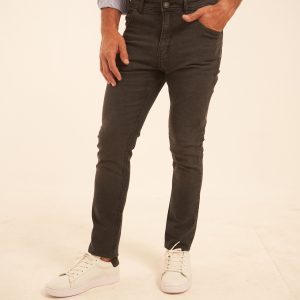 Jean negro semi slim