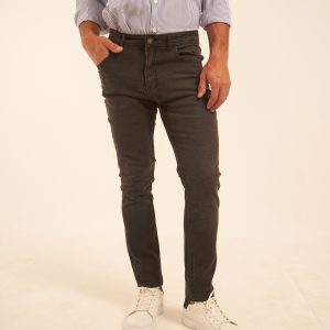 Jean negro semi slim